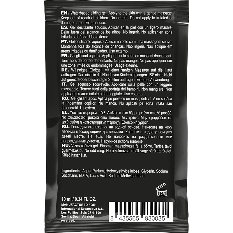 COQUETTE COSMETICS - LUBRIFIANT KISSABLE BASE DEAU DE FRAISE POCHE 10 ML – Image 3