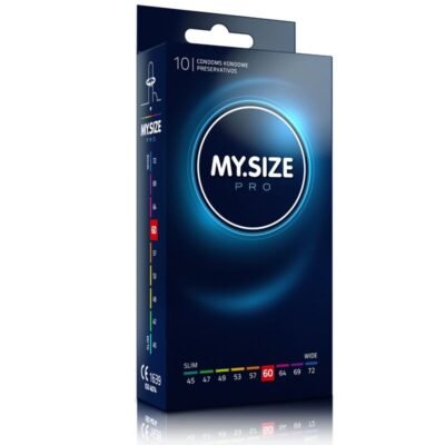 MY.SIZE PRO Préservatifs 60mm Ultra-Fins Hypoallergéniques x10