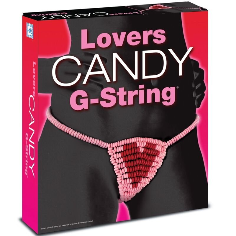 String Comestible Cœur pour Femme Saveur Tutti Frutti