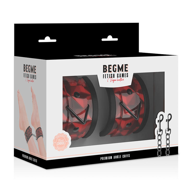 Begme - Chevilles Premium Édition Rouge Avec Doublure En Néoprène | SexDelice – Image 10