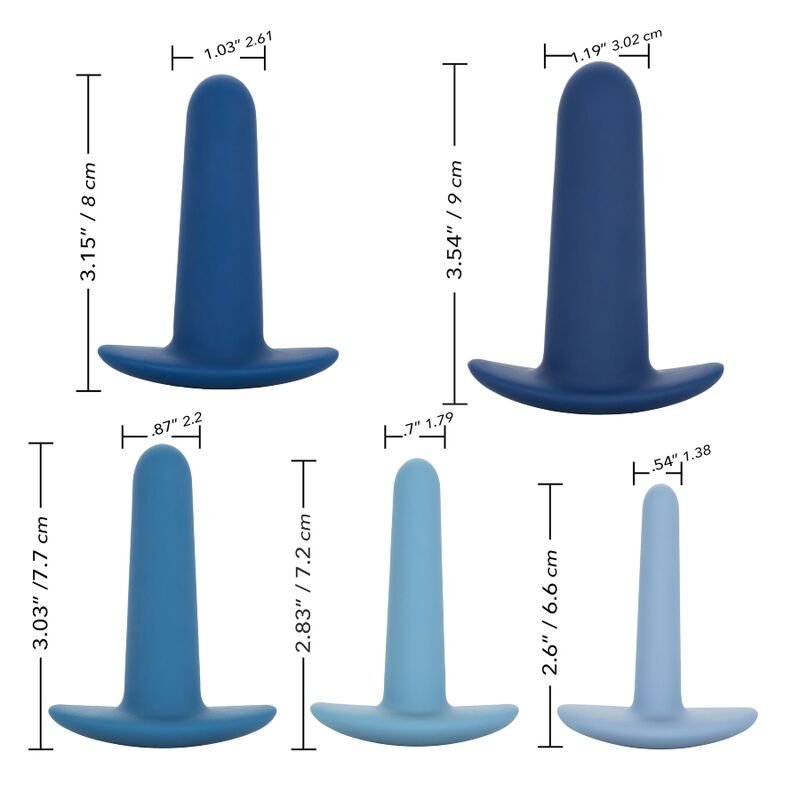 CALEXOTICS - ENSEMBLE DENTRAÎNEMENT ANAL PORTABLE 5 PIÈCES – Image 4