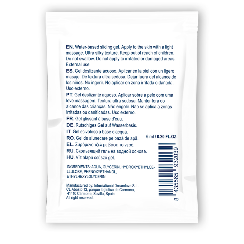 WATERFEEL - GEL DE GLISSEMENT NEUTRE BASE DEAU 6 ML – Image 4