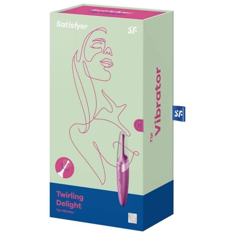 SATISFYER - VIBRATEUR POINTE DE CLIT TWIRLING DELIGHT VIOLET – Image 4