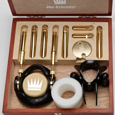 <h3>JES-EXTENDER Gold - L'extenseur de pénis plaqué or de luxe</h3>