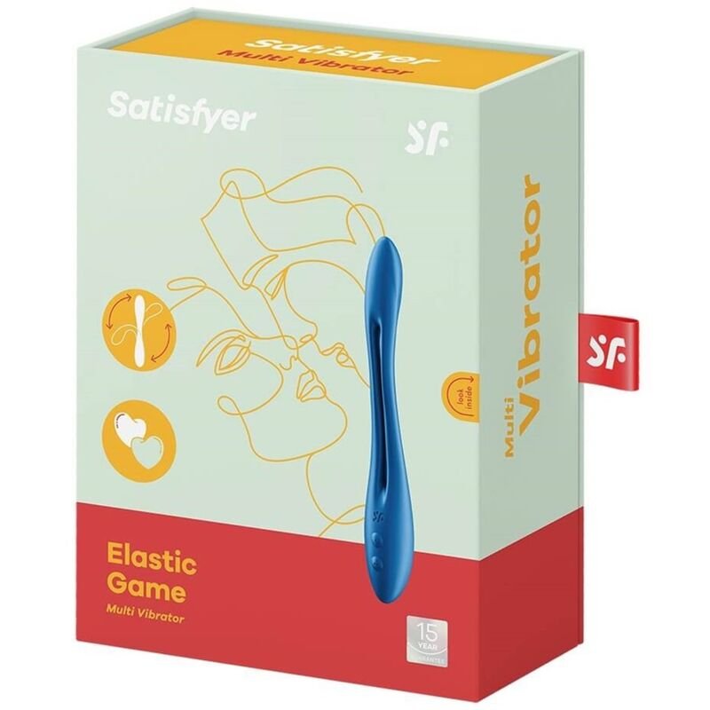 SATISFYER - VIBRATEUR MULTI ÉLASTIQUE GAME BLEU – Image 5