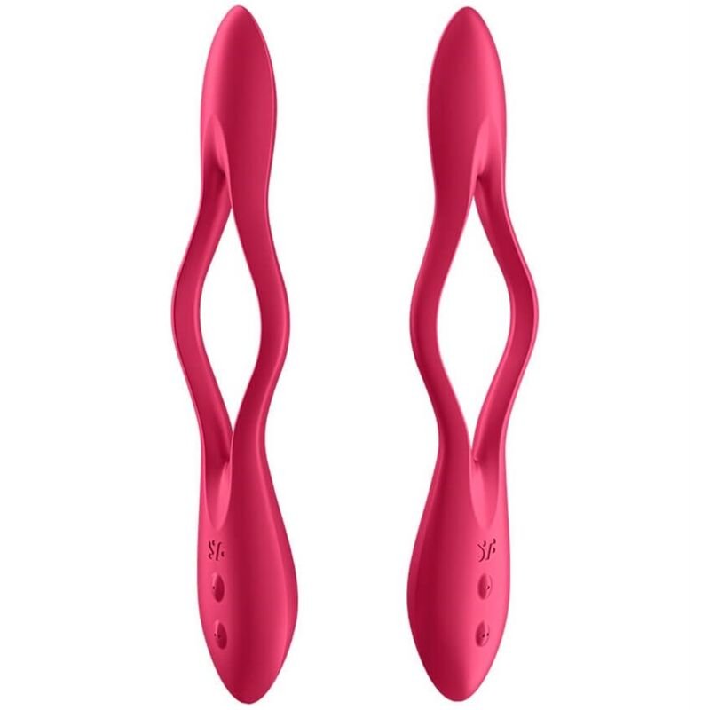 SATISFYER - VIBRATEUR MULTI ELASTIC JOY ROUGE – Image 3