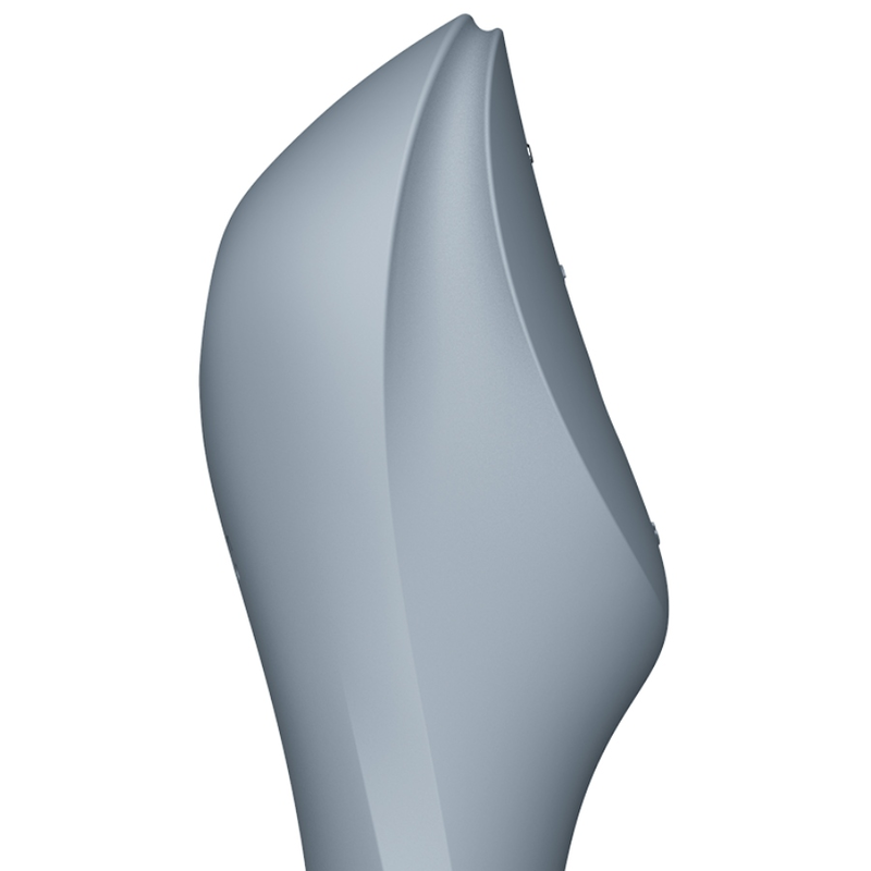 SATISFYER - STIMULATEUR ET VIBRATEUR CURVY TRINITY 3 GRIS – Image 3