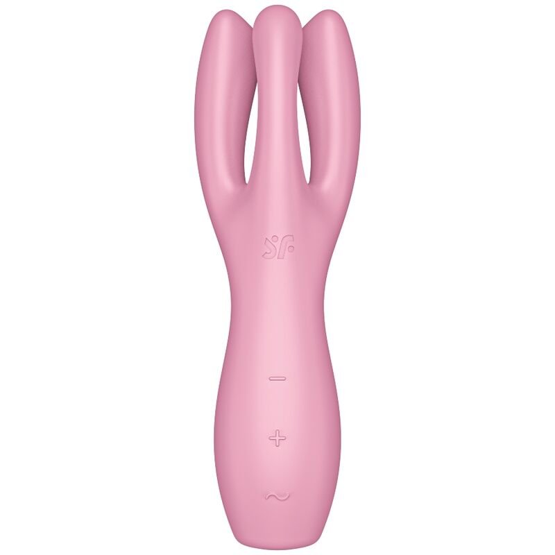 SATISFYER - VIBRATEUR THREESOME 3 ROSE – Image 3