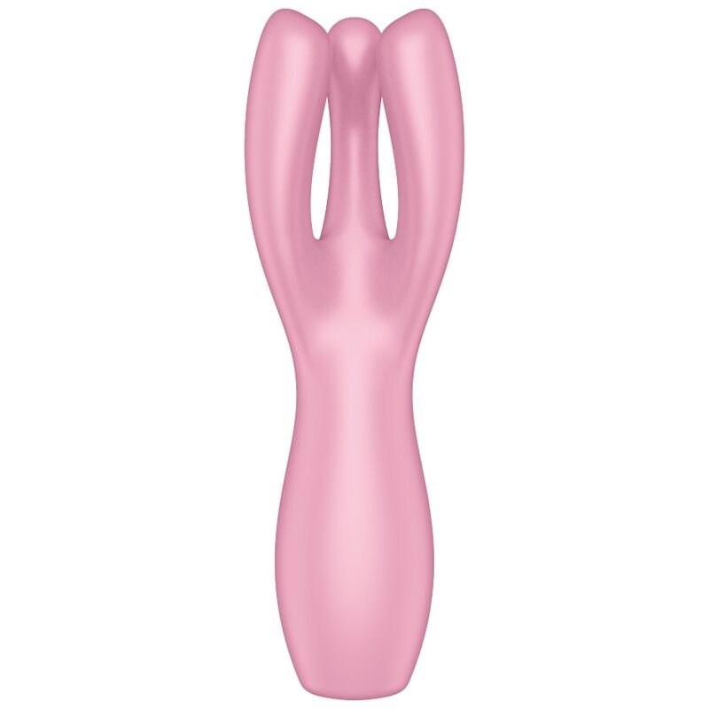SATISFYER - VIBRATEUR THREESOME 3 ROSE – Image 4