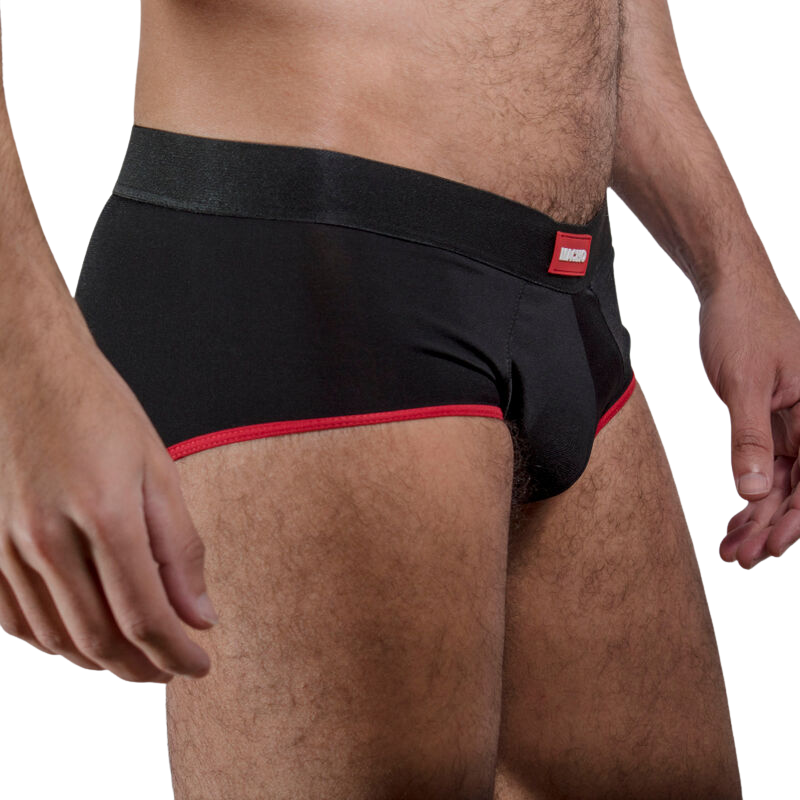 MACHO - MS24R SLIP ROUGE FONCÉ L