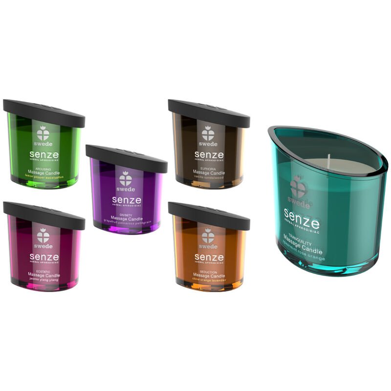 SWEDE - BOUGIE DE MASSAGE SENZE DIVINITY - PAMPLEMOUSSE, PALMAROSA, PETITGRAIN – Image 3