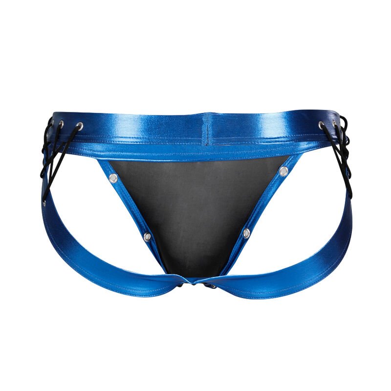 CUT4MEN - JOCKSTRAP DESIRE CUIRETTE BLEU XL – Image 5