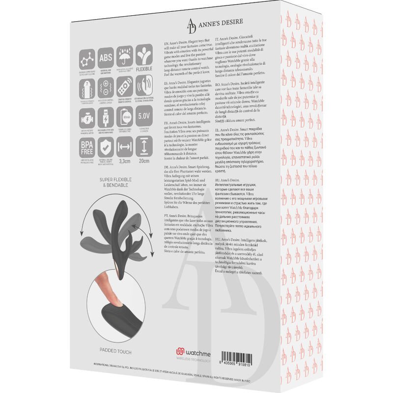 Anne'S Desire - Rabbit Technologie Sans Fil Watchme Noir | SexDelice – Image 14
