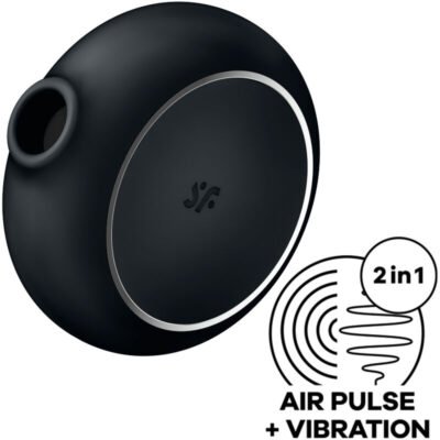 Stimulateur Air Pulse Double Action Pro To Go 3 Noir Ultra-Compact