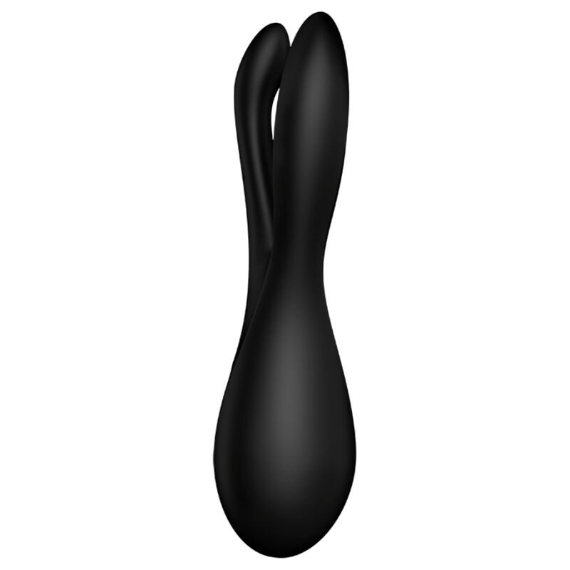 SATISFYER - VIBRATEUR THREESOME 2 NOIR – Image 4
