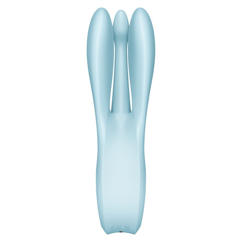 SATISFYER - VIBRATEUR THREESOME 1 BLEU – Image 3