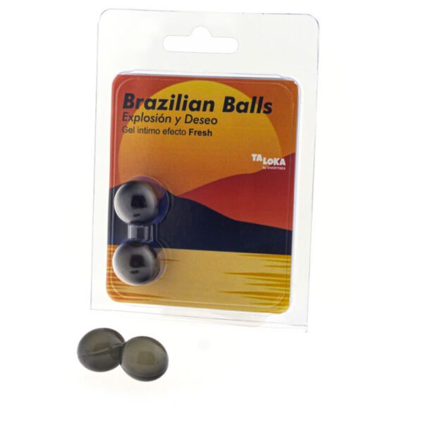 Taloka - 2 Boules Brésiliennes Gel Excitant Effet Frais | SexDelice