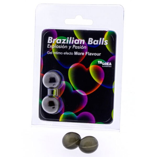 Taloka - 2 Boules Brésiliennes Plus Deffet De Saveur Gel Excitant | SexDelice