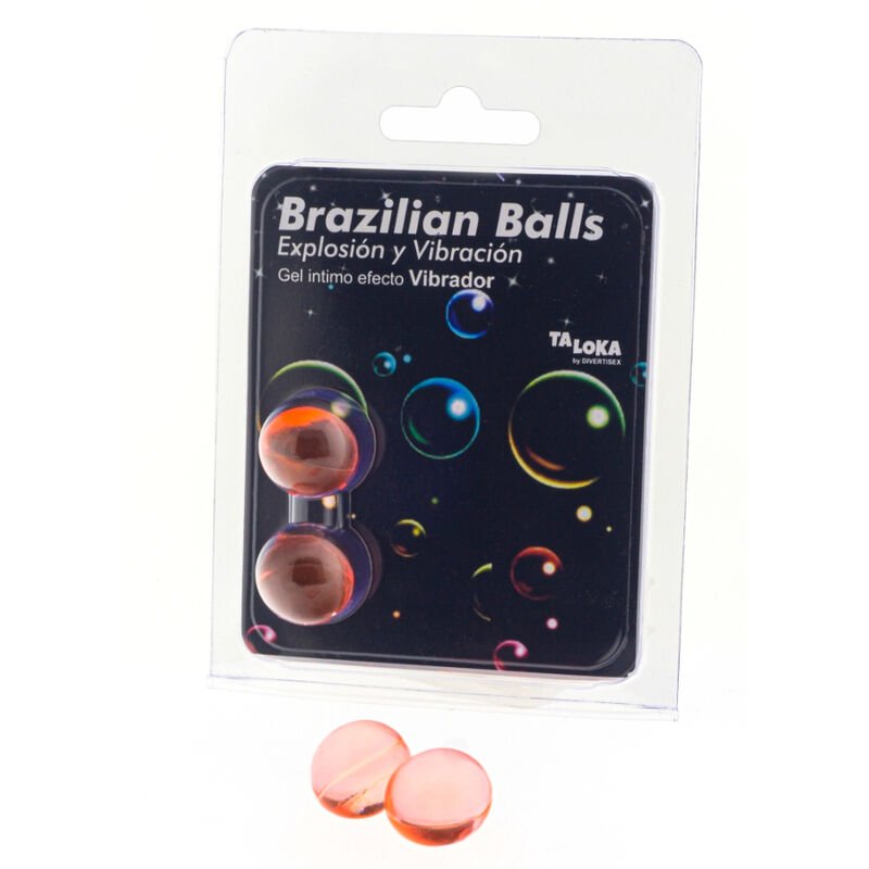 Taloka - 2 Balles Brésiliennes Gel Excitant Effet Vibrant | SexDelice