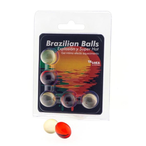 Taloka - 5 Boules Brésiliennes Gel Excitant Effet Super Chaud | SexDelice