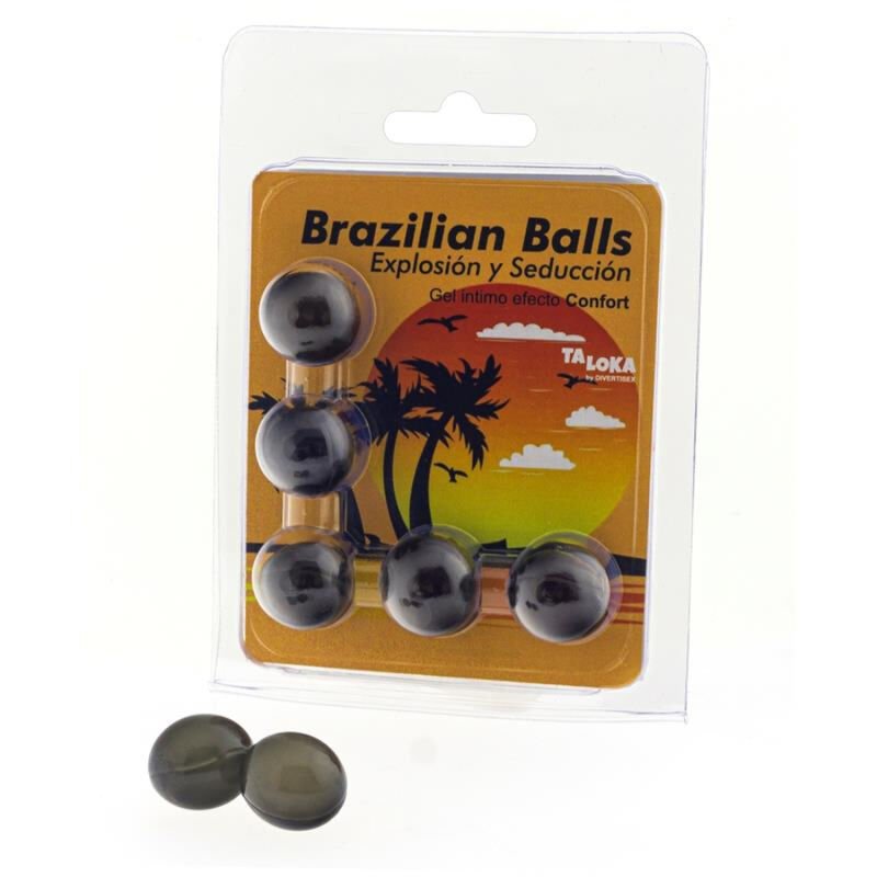 Taloka - 5 Balles Brésiliennes Gel Excitant Effet Confort | SexDelice