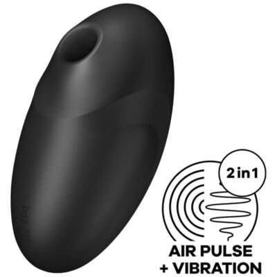 Stimulateur Vulva Lover 3 Noir Air Pulse Ultra-Compact Déplacement