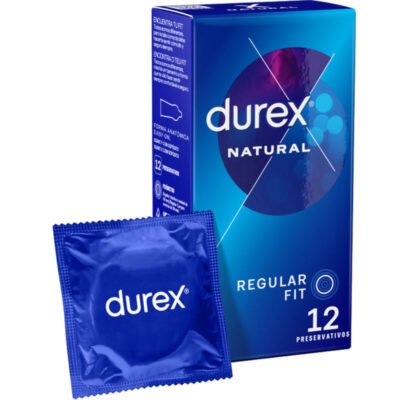 Préservatifs Durex Naturel Plus - Parfum Zeus - Boîte 12 unités
