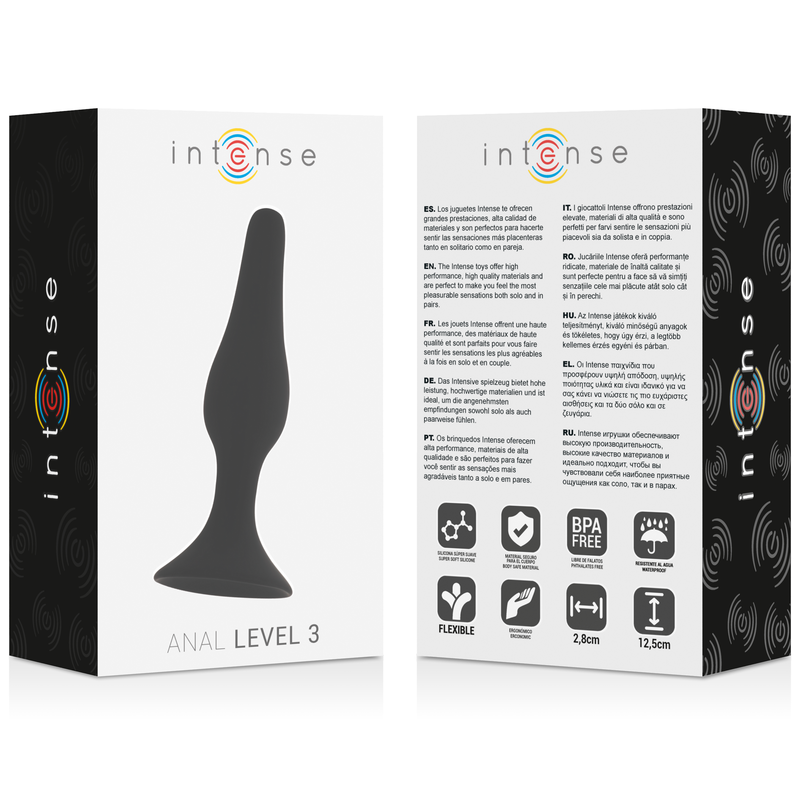INTENSE - ANAL NIVEAU 3 12,5CM NOIR – Image 5