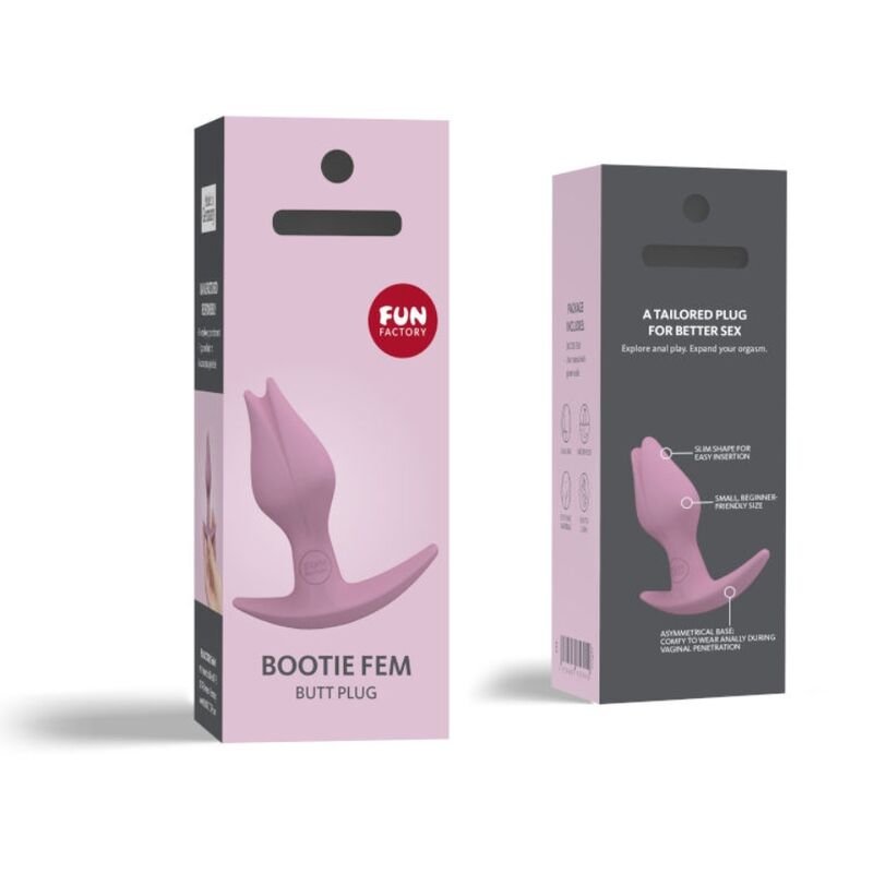 FUN FACTORY - BOOTIE FEM FEMELLE ANAL PLUG ANAL ROSE – Image 3