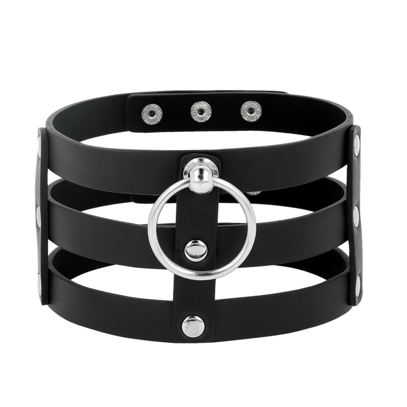 COQUETTE CHIC DESIRE - RAS DE COU EN CUIR VÉGAN STYLE FÉTICHE – Image 5
