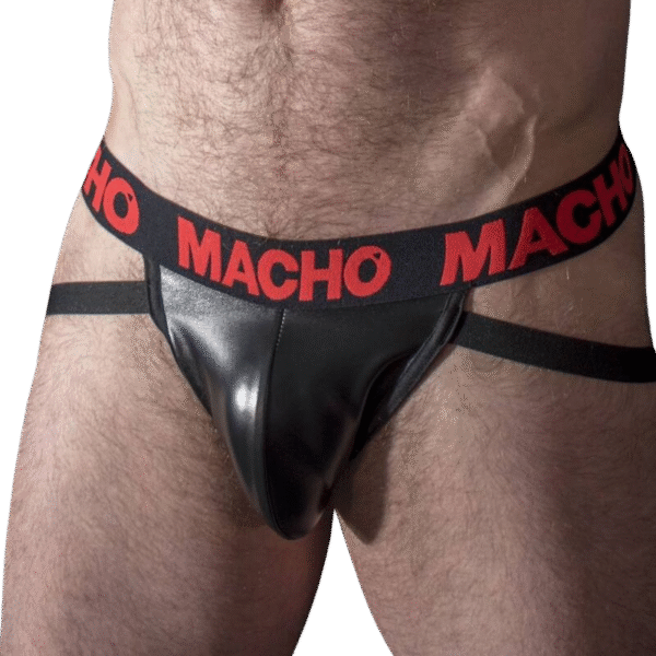 MACHO - MX25RC JOCK CUIR ROUGE L
