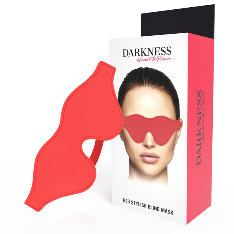 Darkness - Masque Pour Les Yeux Rouge Rouge | SexDelice