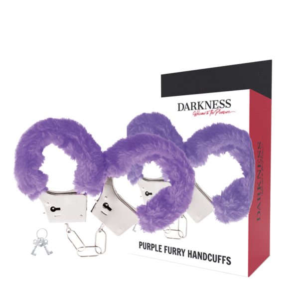 Darkness - Menottes Pleasure Furry Violet | SexDelice