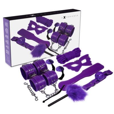 Experience - Kit BDSM Violet pour Couple Débutant & Confirmé