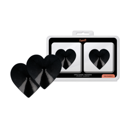 Coquette Chic Desire - Cache-Malin Coeurs Noir | SexDelice