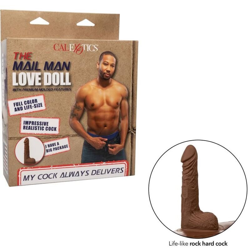 <h3>CALEXOTICS - Poupée Gonflable Masculine 'Mail Man' - Sensation Forte</h3> – Image 3