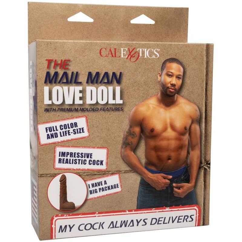 <h3>CALEXOTICS - Poupée Gonflable Masculine 'Mail Man' - Sensation Forte</h3>