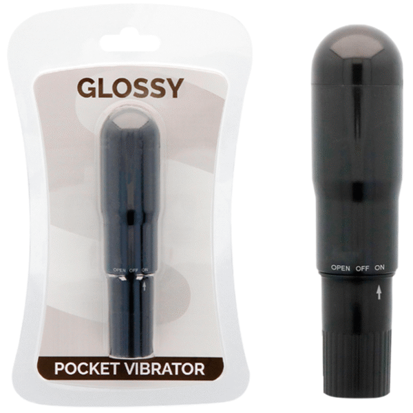 Glossy - Vibrateur De Poche Noir | SexDelice