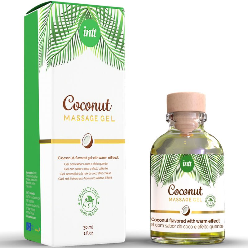 Intt - Gel De Massage Végan Au Saveur De Coco Et Effet Chauffant | SexDelice – Image 3