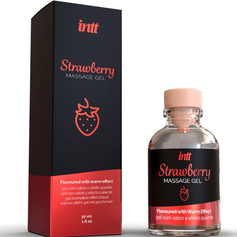 Intt Massage Gel Strawberry 30 ML | SexDelice – Image 3