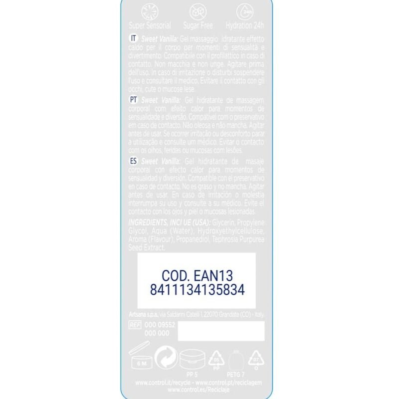 CONTROL - 2 EN 1 MASSAGE & PLAISIR DOUCEUR DE MADAGASCAR 200 ML – Image 3