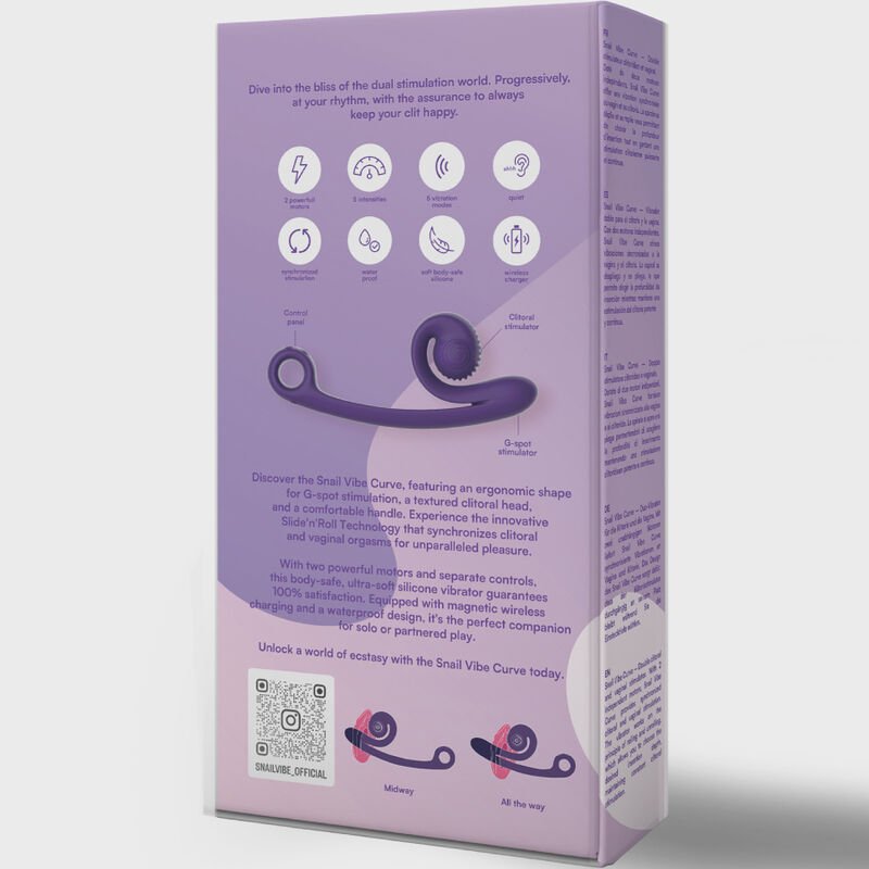 Snail Vibe - Vibrateur Courbe Violet | SexDelice – Image 6