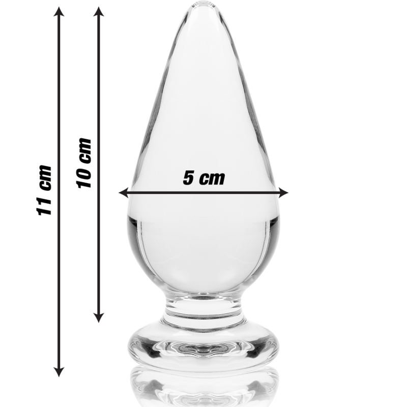 Nebula Series By Ibiza - Plug Anal Modèle 4 Verre Borosilicate Clair 11 CM -O- 5 CM | SexDelice – Image 4