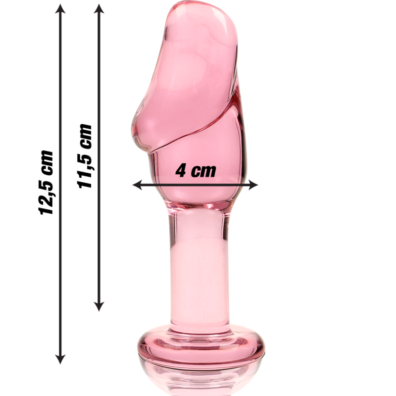 Nebula Series By Ibiza - Plug Anal Modèle 6 Verre Borosilicate Rose 12.5 CM -O- 4 CM | SexDelice – Image 4