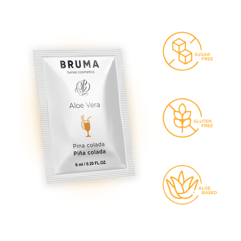 BRUMA - GEL GLISSANT À L''ALOE VERA SAVEUR PINA COLADA 6 ML – Image 4