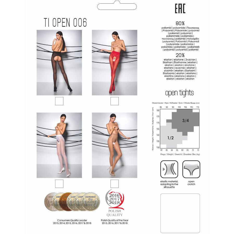 PASSION - TIOPEN 006 COLLANT ROUGE 3/4 30 DEN – Image 4