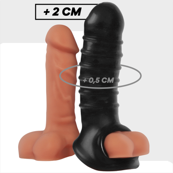 VIRILXL - EXTENSION ET GAINE DE PÉNIS V15 NOIRE