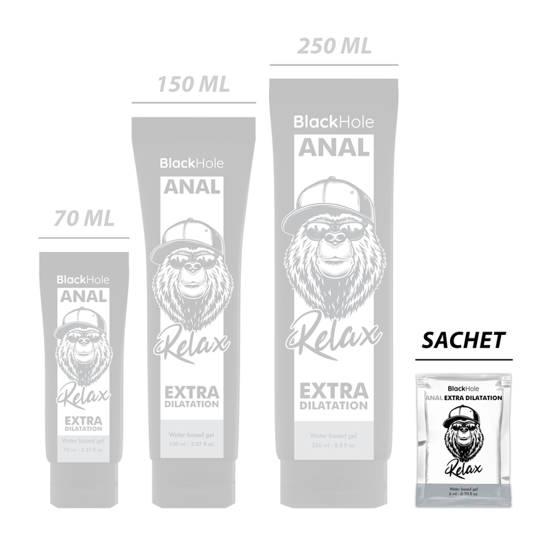Black Hole - Gel À Base D'Eau Extra Dilatation 6 ML Dose Unique | SexDelice – Image 3