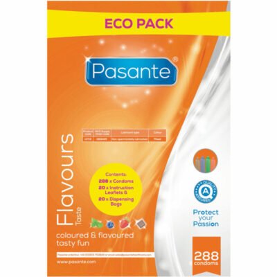 Pasante - Préservatifs Eco Pack Saveurs Sac 288 Unités | SexDelice