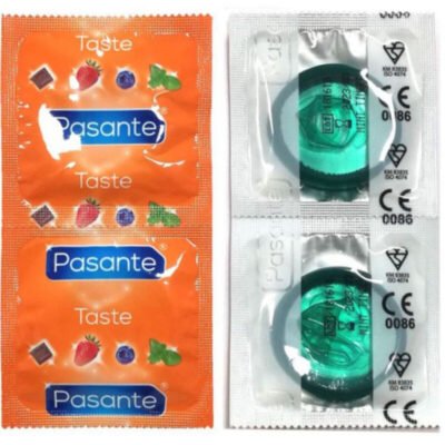 Préservatifs Saveur Menthe Verte Rafraîchissants 53mm x144